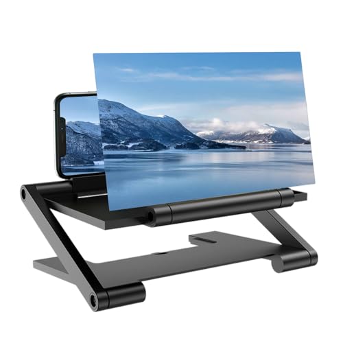 Lente de Aumento para teléfono, Herramienta portátil para amplificar la Pantalla, Amplificador de Pantalla para el teléfono, para Uso en casa, Oficina, Estudio y al Aire para Toda la Familia