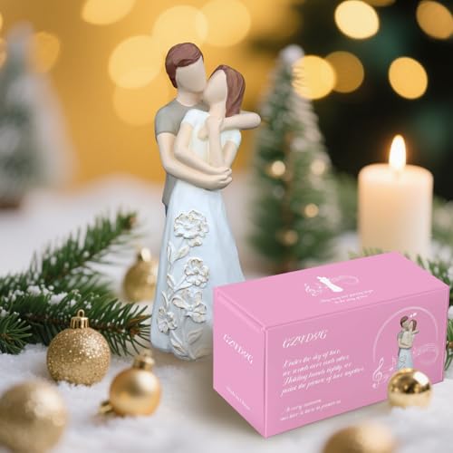 Estatua decorativa pareja amor 6 pulgadas para hogar miniatura 4