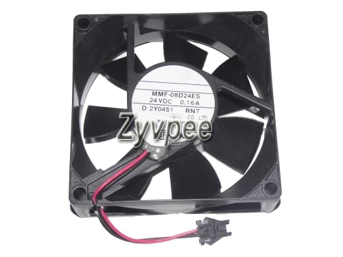 Ventilateur Melco MMF-08D24ES de 80 mm silencieux à flux d'air stable 24V