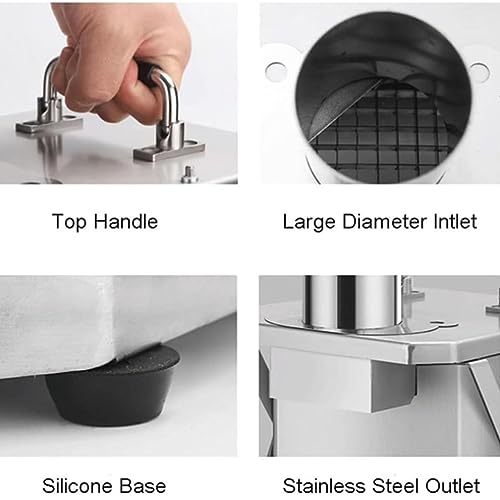 LYFDPN egetable Dicer Commercial 200 W – Elektrischer Gemüsehacker, Zerkleinerer für Zwiebel-Kartoffelschneider, Küchenmaschine 8 LYFDPN egetable Dicer Commercial 200 W – Elektrischer Gemüsehacker, Zerkleinerer für Zwiebel-Kartoffelschneider, Küchenmaschine