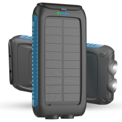 Solar Charger Power Bank 49800mAh, Portable Solar...