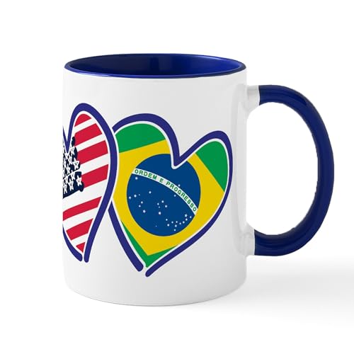 Taza de cerámica 11 oz con diseño corazón miniatura 1