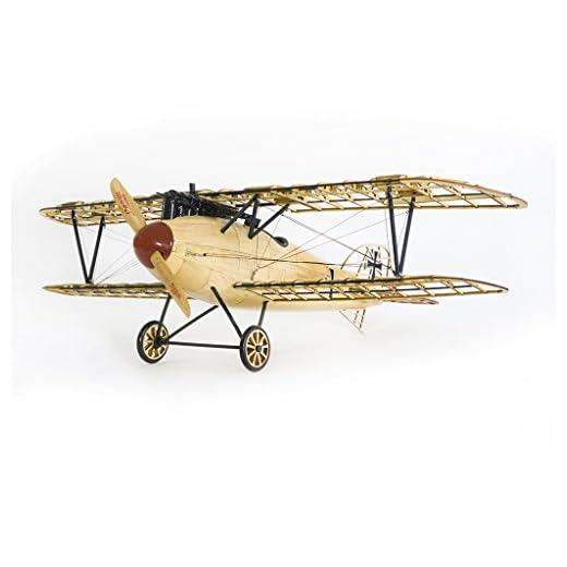 Viloga 3D Wooden Airplane Puzzles DIY Albatross D.III Biplane Model Kit, Laser-Cut Balsa Wood Airplane Kits to Build, Perfect 3D Wooden Jigsaw Puzzle for Adults Men Birthday Gift Home Decoration