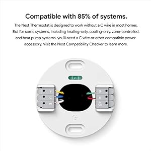 Google Nest Smart Thermostat for Home, Programmable WiFi Thermostat - Fog (Renewed) — photo 3 of 6