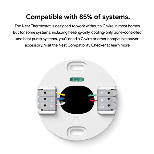 Google Nest Thermostat - Smart Thermostat for Home - Programmable Wifi Thermostat - Sand by Google - Image 3