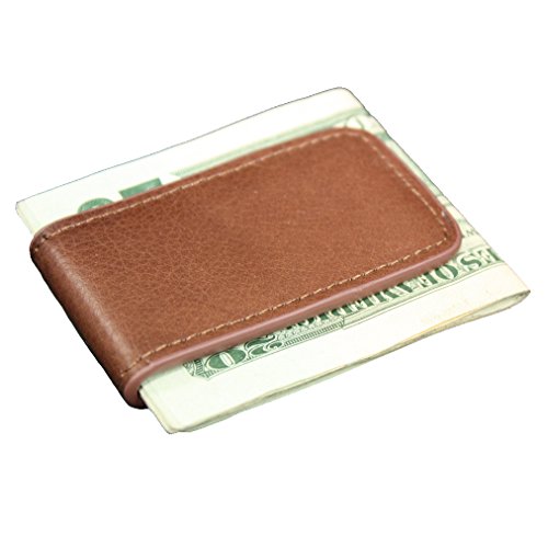 Genuine Leather Magnetic Money Clip Multiple Colors