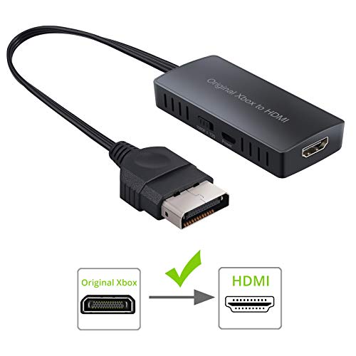 LiNKFOR Original Xbox to HDMI Converter Adapter, HD Link Cable for Original Xbox,Original