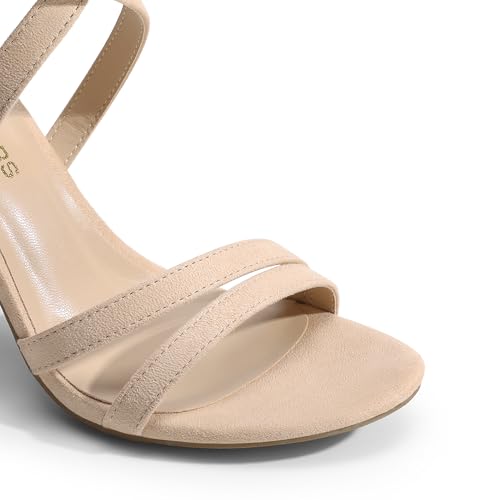 DREAM PAIRS Womens Chunky Heels 4 inch High Multi Strap Soft Comfort Block Heeled Sandals for Prom Dancing Wedding4