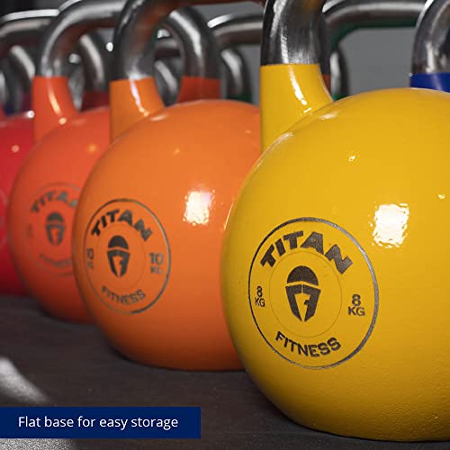 Titan Fitness 32 Kg Competition Kettlebell, Single Piece Casting, Kg Markings, Full Body Workout #TOP7