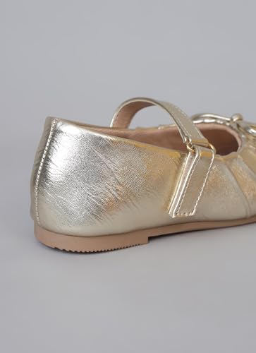 Image of Kidsville Girls Single Strap Ballerina Belly Shoes | Lightweight Comfortable Slip-On Ballet Flats | Casual Footwear for Kids Girls