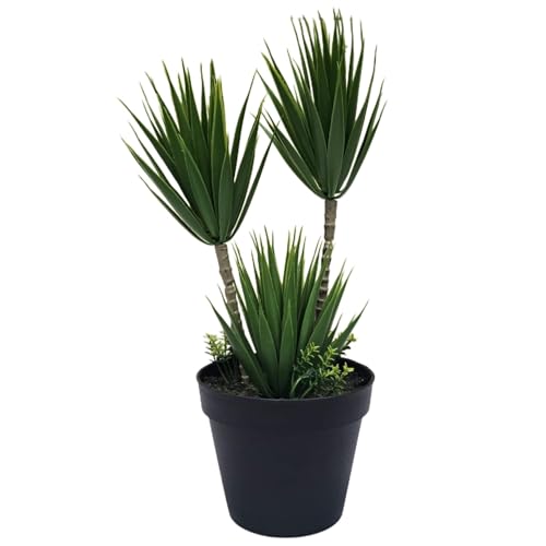 Image of ENUTROF Artificial Table Top Plant for Gifiting, Home Decor, Office Decor & Commercial Site || Artificial Plant for Indoor |(Green)