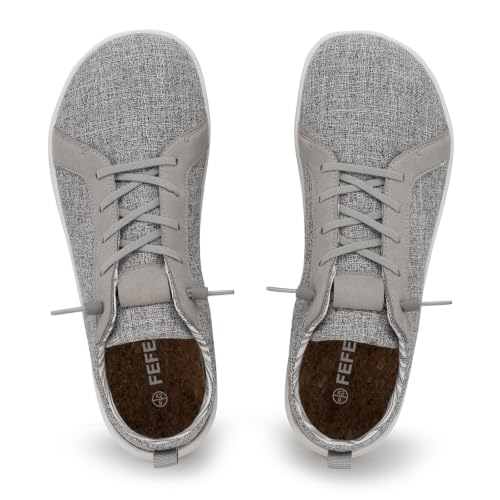 Image of Men's Barefoot Wide Toe Box Shoes - Minimalist Barefoot Shoes with Zero Drop Sole Extra Wide Slip on Walking Shoes for Men