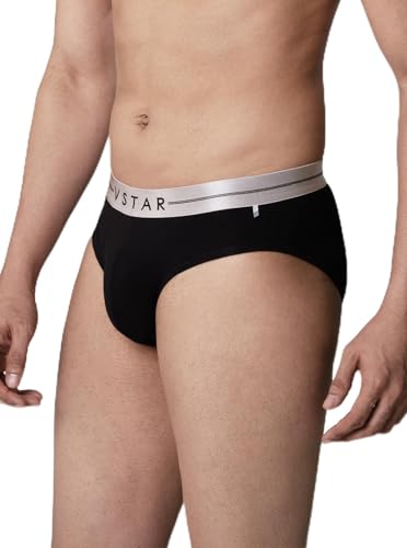 Image of VSTAR SG 04 Men's Cotton Elastane Brief with Metallic Waistband
