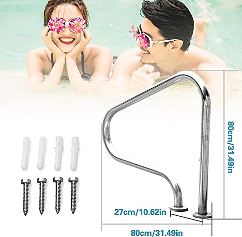 Barandal para piscina de acero inoxidable 304 miniatura 7