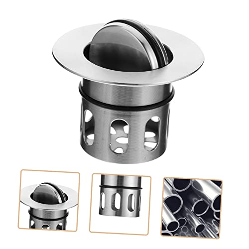 OSALADI Colador de acero inoxidable para desagüe miniatura 4