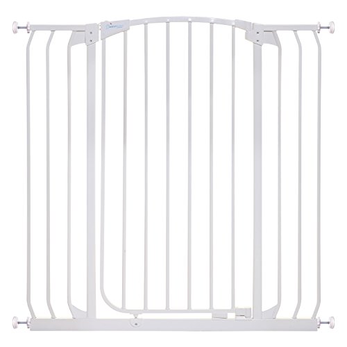 Dreambaby Chelsea Extra-Tall & Wide Auto-Close Security Baby Safety Gate-White-Model F191W