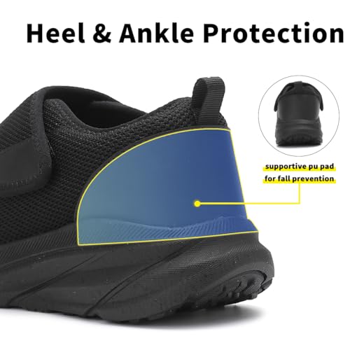 Wide Diabetic Slip-On Shoes Adjustable Comfortable Walking Breathable Width Arthritis Edema Shoes - for Swollen Feet Foot Pain Relief4