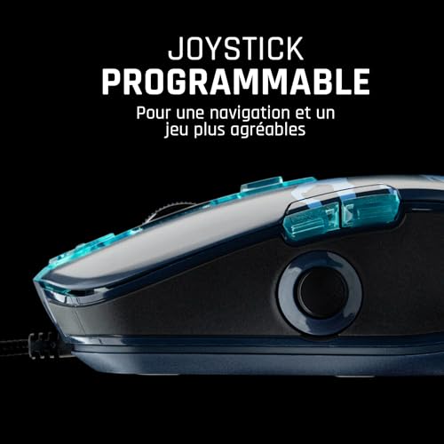Souris optique Naruto PAW3327 à poids ajustable et boutons programmables - 5