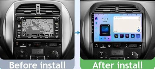 Radio coche 2 DIN para Toyota RAV4 2003-2005 con Carplay inalámbrico y cámara 2