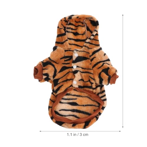 Disfraz para perro Tiger Pet Hoodie talla L miniatura 2