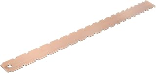 PATIKIL Guitar Neck Notched Straight Edge Stainless Steel Copper for Most Electric Guitar Fretboard Frets