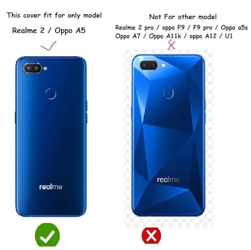 Image of Bintage Cute Fun Taddy| 3D Ball Bear| Donut| Coffee Rubber Case Full Body & Camera Protection Back Cover Compatible for Realme 2 - Black