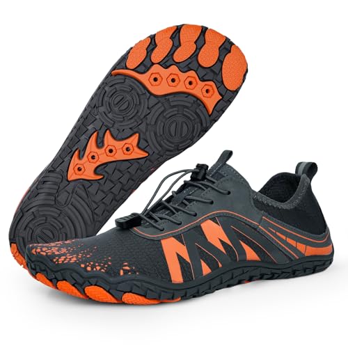 Image of Hike Barefoot Shoes for Men and Women, Professional Water Shoes, Barefoot Hiking Shoes for Travel, Wide Toe Box, Non-Slip, Breathable, No Dropping