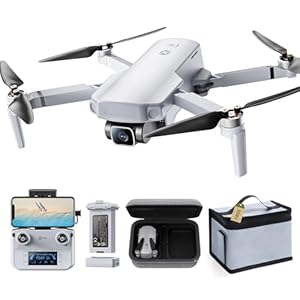 Holy Stone HS360E GPS EIS Drones for Adults with Camera 4K, 249g FAA Compliant Lightweight Foldable FPV RC Quadcopter Drone with 1200W Sensor, 20000ft Range, Auto Return, Follow Me, Upgraded HS360S