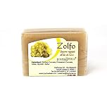 Sapone allo Zolfo - Sapone Viso per Pelli Grasse o Miste - Saponetta allo zolfo 100% Naturale e Vegetale - Made in Italy