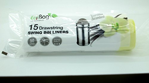Ecobag Scented Drawstring Swing Bin Liners 50L - 33