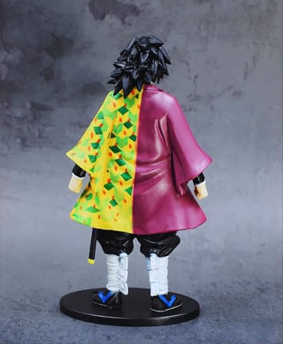 Image of Anime Cartoon Character Action Figure | Limited Edition | Attractive Lightweight Durable Toy Figures for Home Decors Office Desk and Study Table (Giyuu Standing)