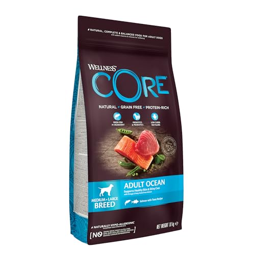 Wellness CORE Ocean 1,8 kg, Łosoś i Tuńczyk – Sucha Karma