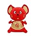 Cinese Mascotte Nuovo Anno Lunare, Bambola Fortunata Ratto, Peluche per I Bambini, Comodo Cuscino, Decorazione Domestica, Il Compleanno di Natale,23cm
