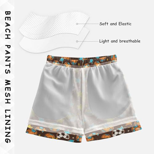 Ball and Star Boys Swim Trunks Toddler Shorts Swimwear Boardshorts4