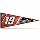 Rico Industries NASCAR Racing Chase Briscoe Number and Signature Design 12" x 30" Felt Wall Décor Pennant - Great for Home/Bed Room/Man Cave Décor