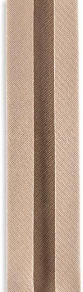 Taupe Wide Single Fold Bias Tape - 7/8" x 3 Yards