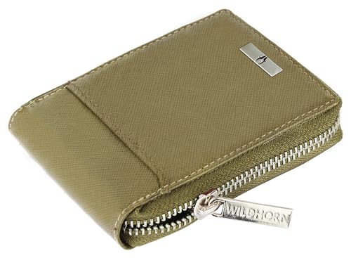 Image of WildHorn RFID Protected Leather Wallet for Men,Blue