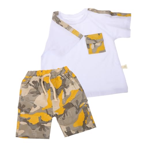 Camisas y pantalón verano para niños ropa de manga corta juego de piezas FOMIYES