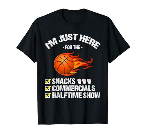Basketball Halftime Snacks T-Shirt