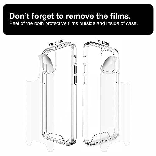 Image of WOW IMAGINE Ultra-Hybrid Crystal Clear Back Case Cover for Apple iPhone 7 / iPhone 8 | Hard Back | Slim Fit Shockproof Design | Camera Protection Bump | Back Cover Case (PC,TPU | Transparent)