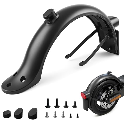 kaiyaya Guardabarros trasero para scooter eléctrico, guardabarros para Xiaomi Pro 2, accesorios para scooter, guardabarros de repuesto con tornillos y tapas