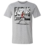 500 LEVEL Chase Burns Cincinnati Player Name Shirt (Heather Gray, Medium)