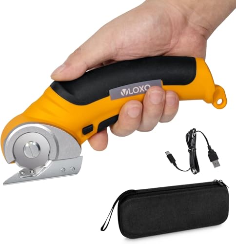 VLOXO電動カッター 電動ハサミ 充電式ハサミ 切断機 コードレス ダンボール...
