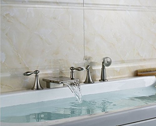 Mitigeur évier et baignoire Gowe au design cascade haut de gamme