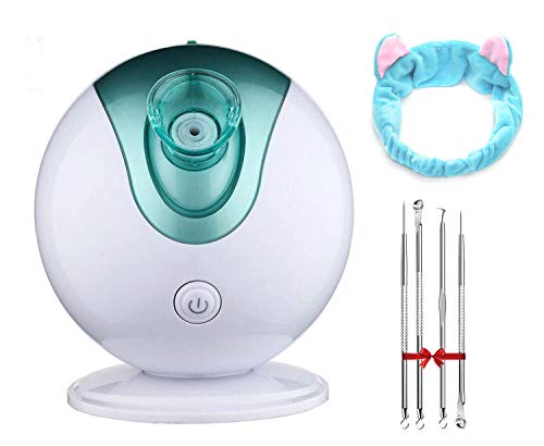 Preisvergleich Produktbild Gesichtssauna Gesichtsdampfer,Hong Ren Professional Nano Ionic Gesicht Dampfgerät, Warmer Nebel Gesichtsdampfer Porenreiniger für Feuchtigkeitsspendend Porenreinigung