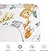 Jungle Safari Animals Tropical Leaves Baby Crib Sheet for Girl Boy 52