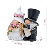 Hodao Valentines Day Gnome Decorations Handmade Couple Scandinavian Gnomes Ornaments Wedding Celebration Gnomes Figurines Decor Sweet Anniversary Day Home Table Decorations Gifts - Image 6