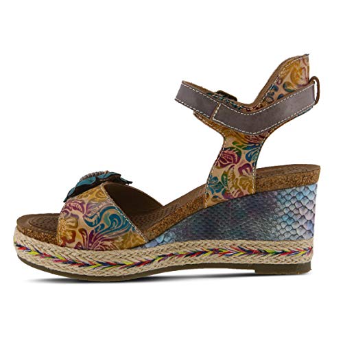 L'Artiste by Spring Step Annmarie Grey Multi 39 (US Women's 8.5)2