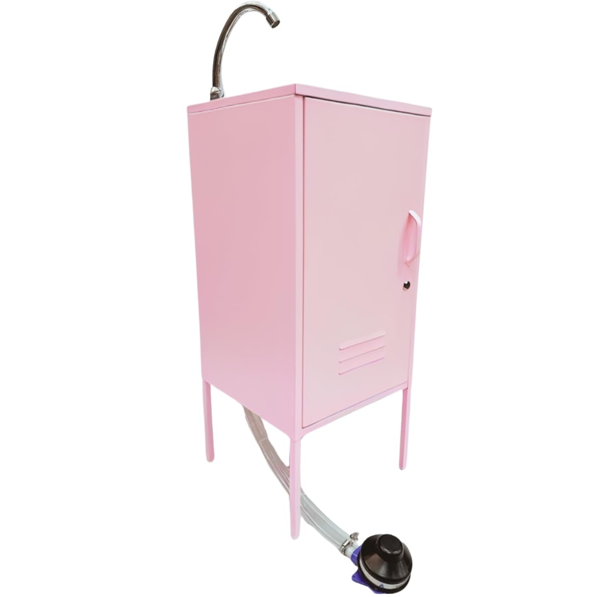 Lavabo autonome transportable Giorgia en acier anti-contamination