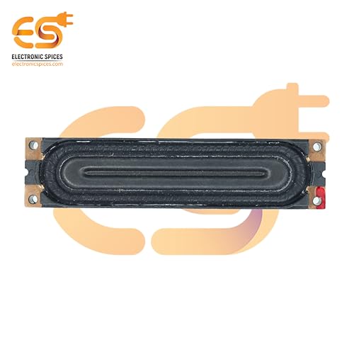 Image of Electronic Spices 6Ω (ohm) 10W Rectangle Shape LED TV Bass Internal Speaker Part (85mm x 20mm)